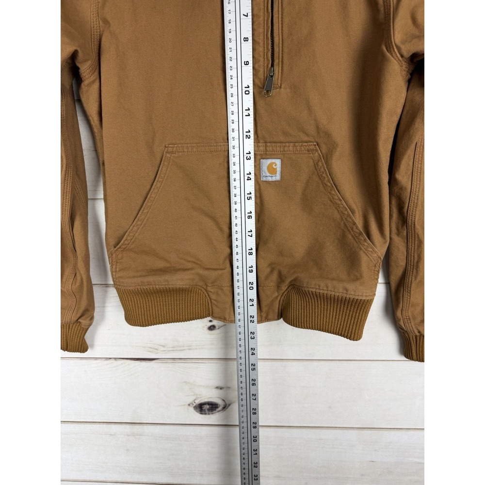 Carhartt Crawford Rugged Flex Jacket Womens XS Brown Full Zip 102524 - Picture 7 of 9